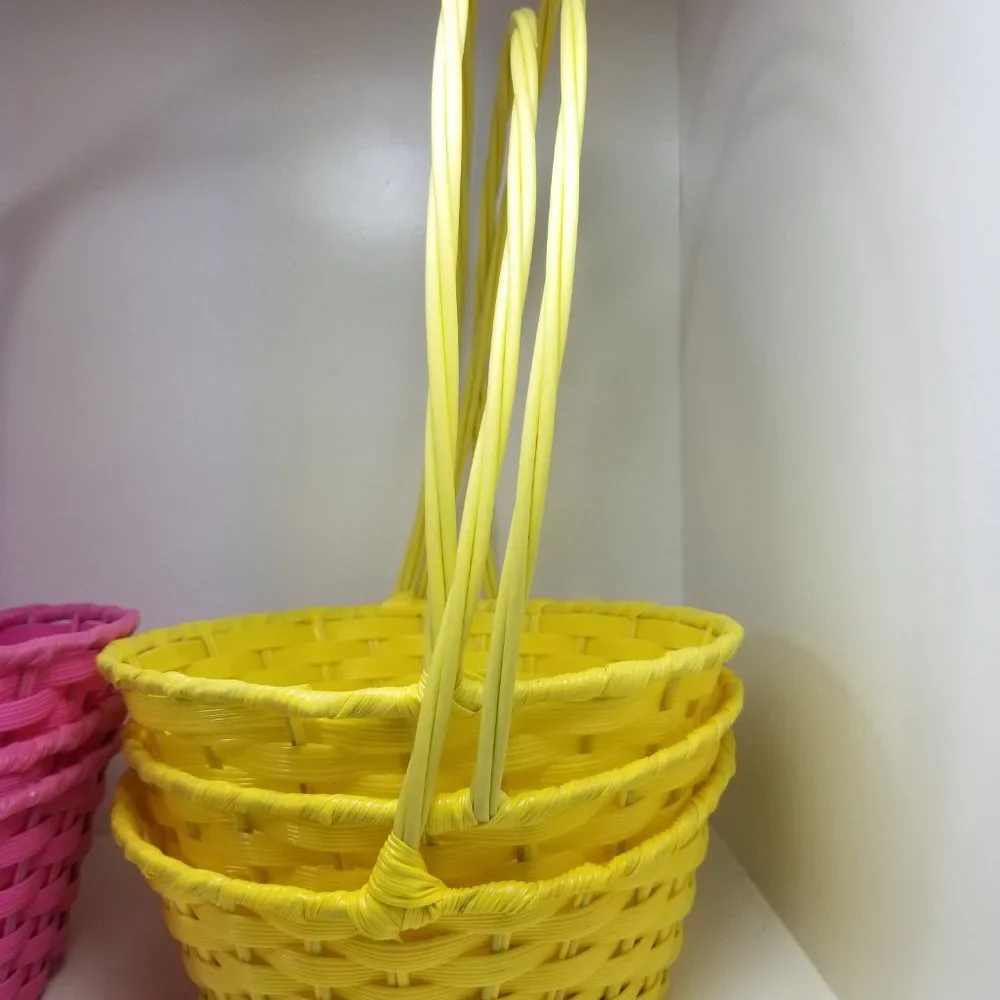 Set of 9 ester Basket's plastic and wire 6